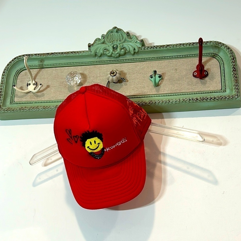 Brand New ROD WAVE merch For The Fans Red Trucker Hat adult one size hat